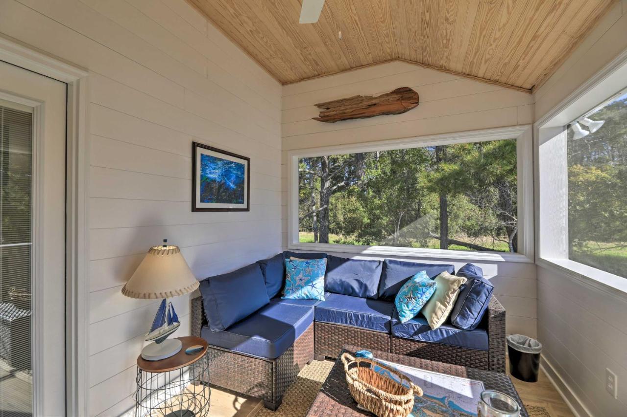 Beaufort Pad With Patio 3 Blocks To Waterfront! Bagian luar foto